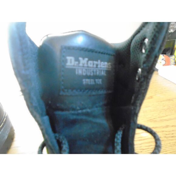 Dr Martens black leather Industrial steel toe boot size 7 - Picture 5 of 9
